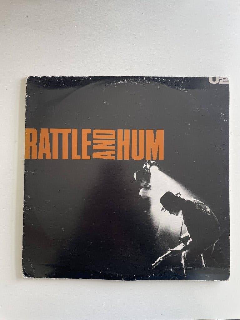 U2 - Rattle And Hum LP vinyl, Ophalen of Verzenden, Gebruikt, 12 inch, Poprock