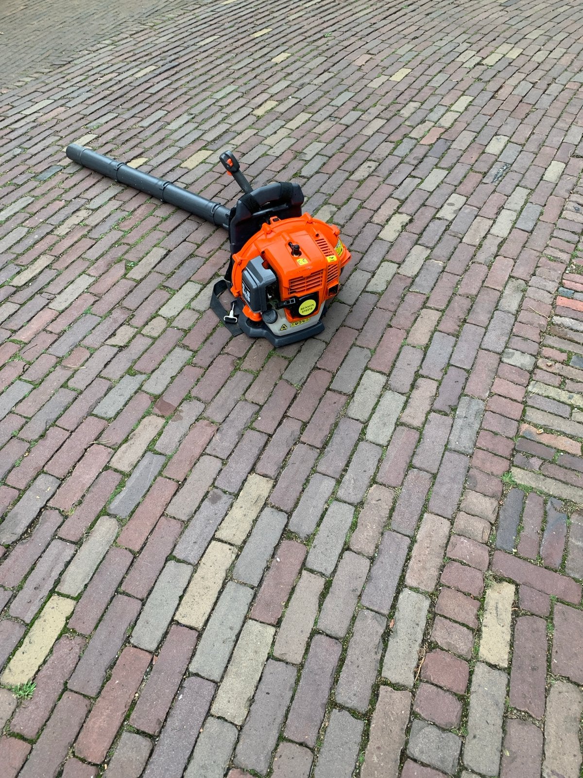Benson EB430 Benzine Bladblazer - Krachtig en Gebruikt, Ophalen of Verzenden, Gebruikt, Benzine, Ruggedragen