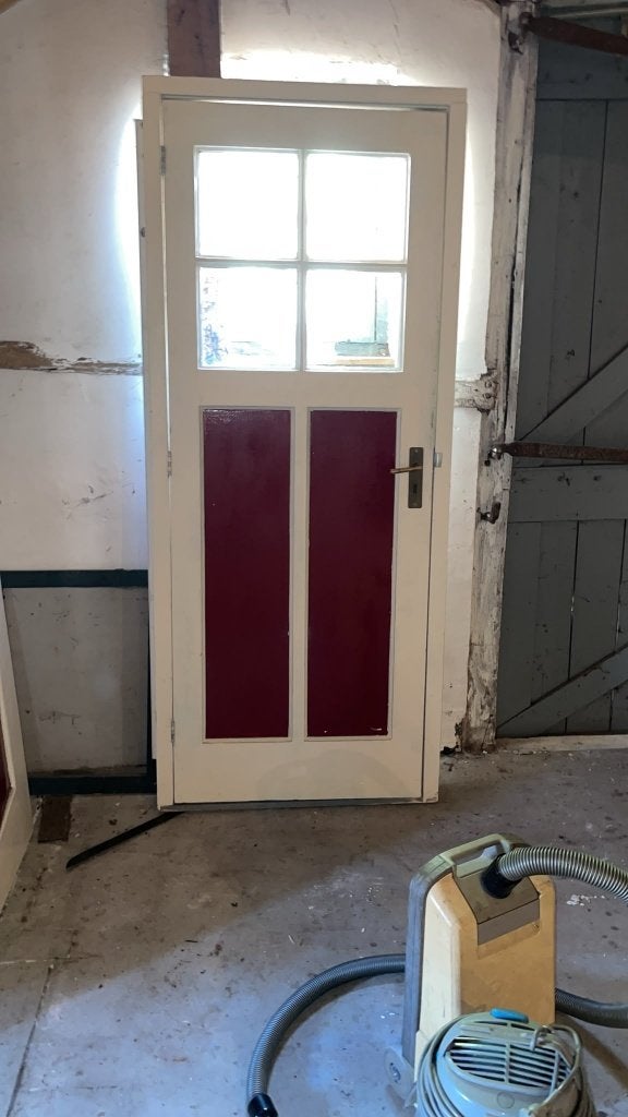 Te koop mooie jaren 30 deur, Ophalen, Gebruikt, Minder dan 80 cm, Binnendeur