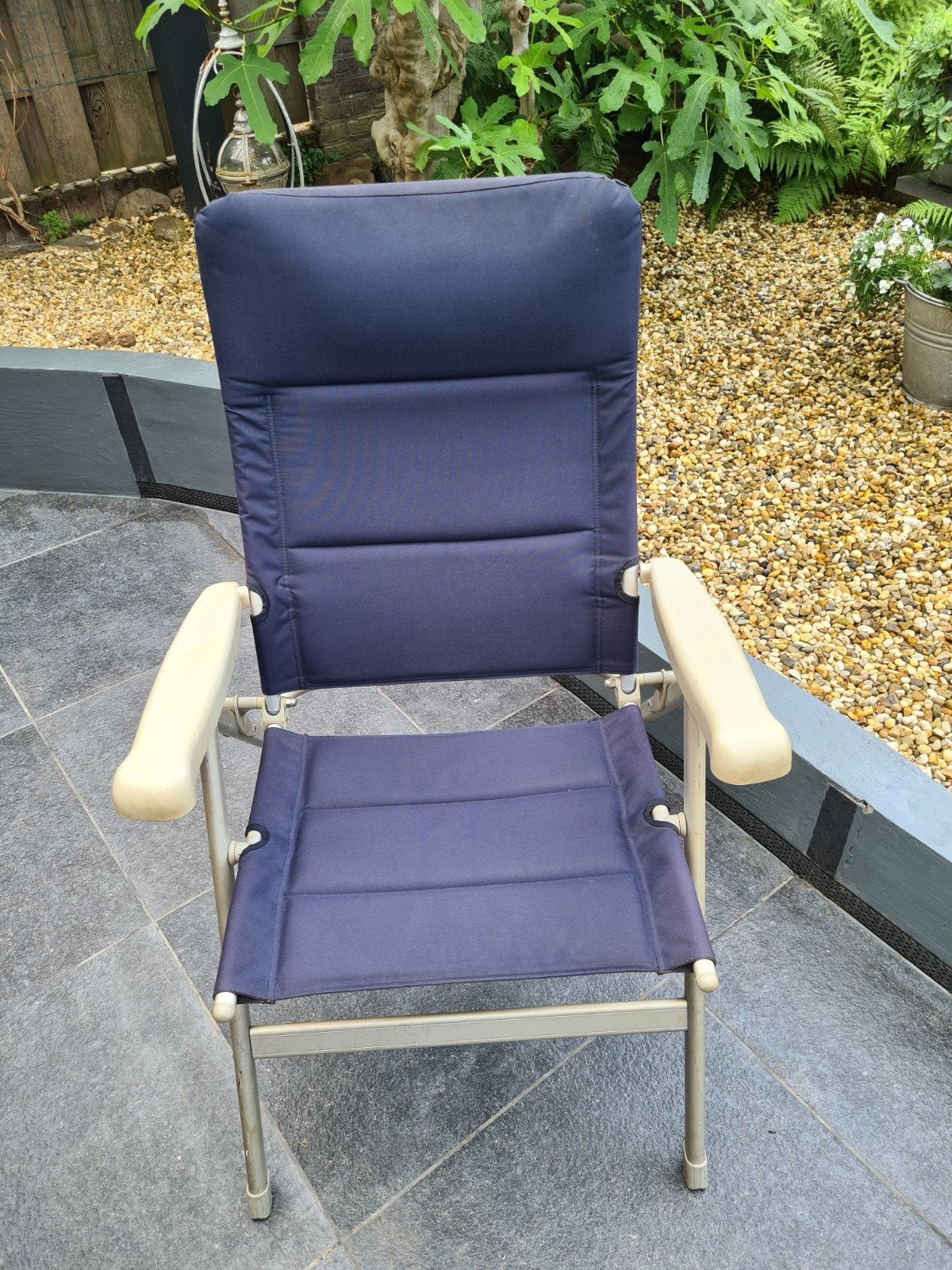 Tuin camping stoel, Ophalen, Gebruikt, Kunststof