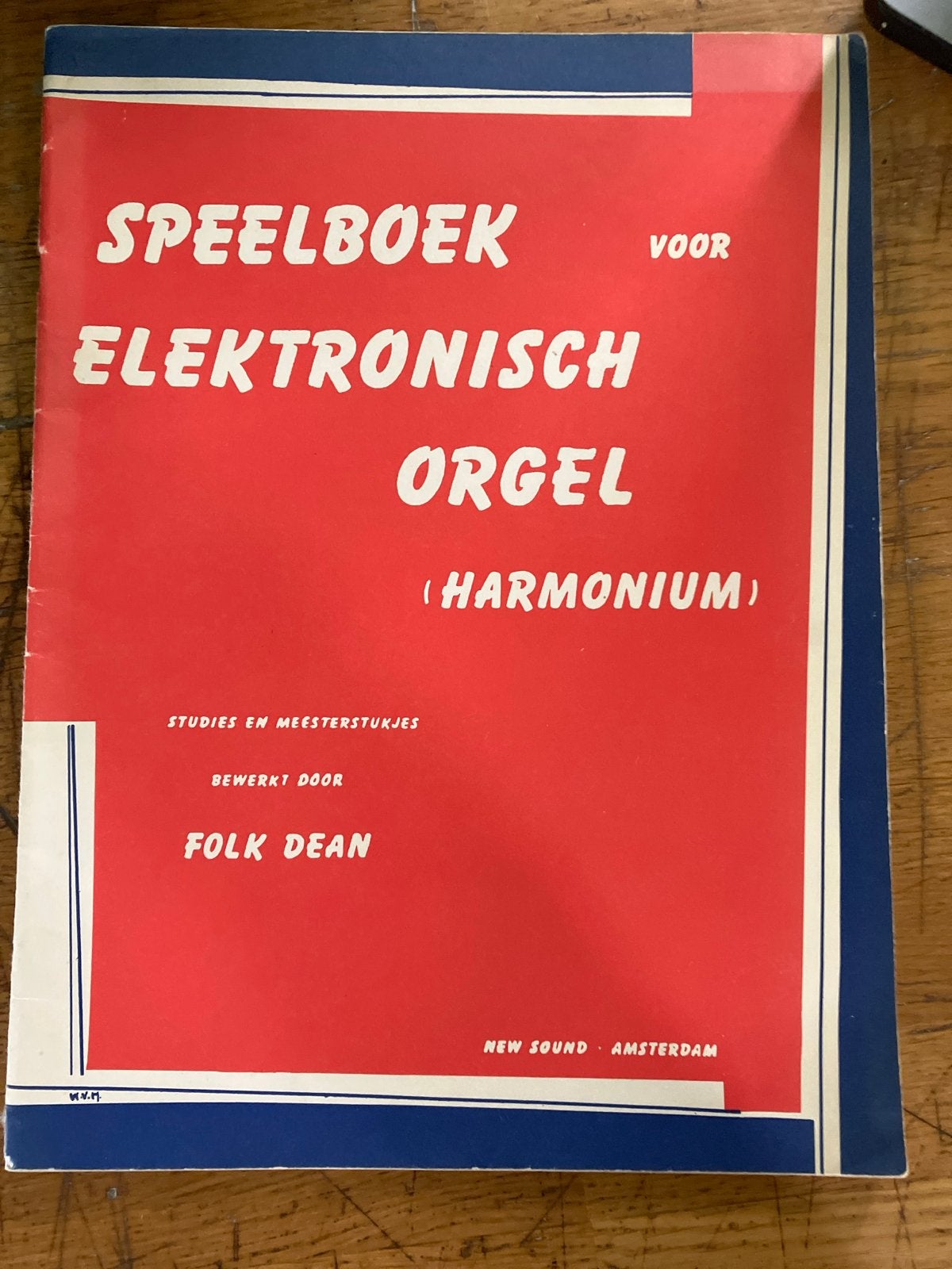 Speelboek voor Elektronisch Orgel (Harmonium) - Folk Dean, Orgel, Gebruikt, Overige genres, Les of Cursus