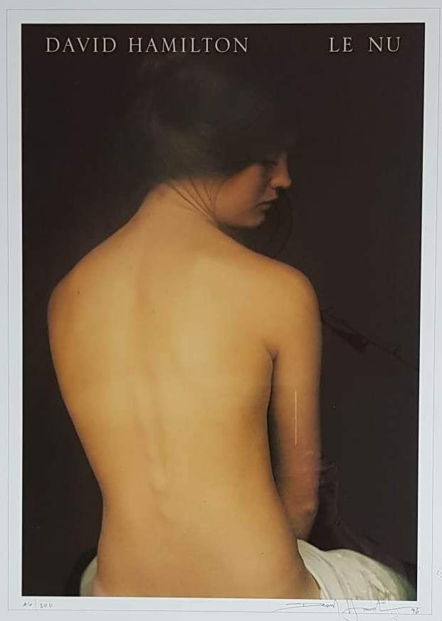 +David Hamilton(1933)Foto Affiche"Nude Meisje Le Nu" Ges Gen, Portret en Figuren, Ophalen of Verzenden, Overige techniek, Gelimiteerde oplage