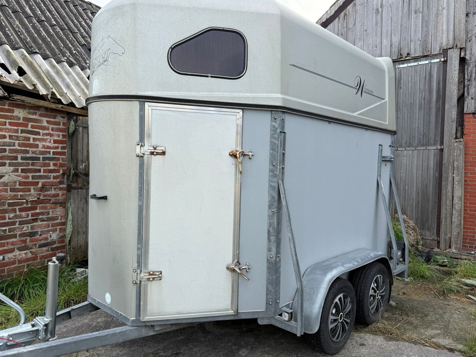 Betrouwbare Weijer 2-paardstrailer - Bj 2001, Ophalen, Gebruikt, Overige materialen, 2-paards trailer