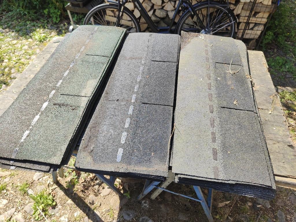 Dakbedekking, dakshingles bitumen, Ophalen