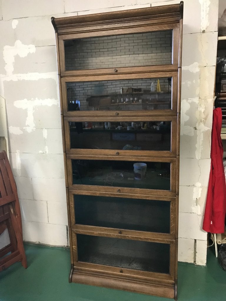 Globe wernicke type Gunn boekenkas 1910-1920., Ophalen, 200 cm of meer, Eikenhout, 50 tot 100 cm