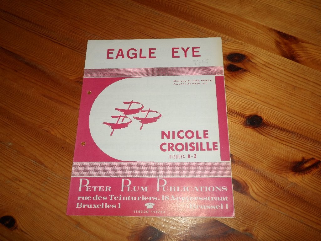Nicole croisille - eagle eye - tryin', Gebruikt, Gitaar, Ophalen of Verzenden, Artiest of Componist