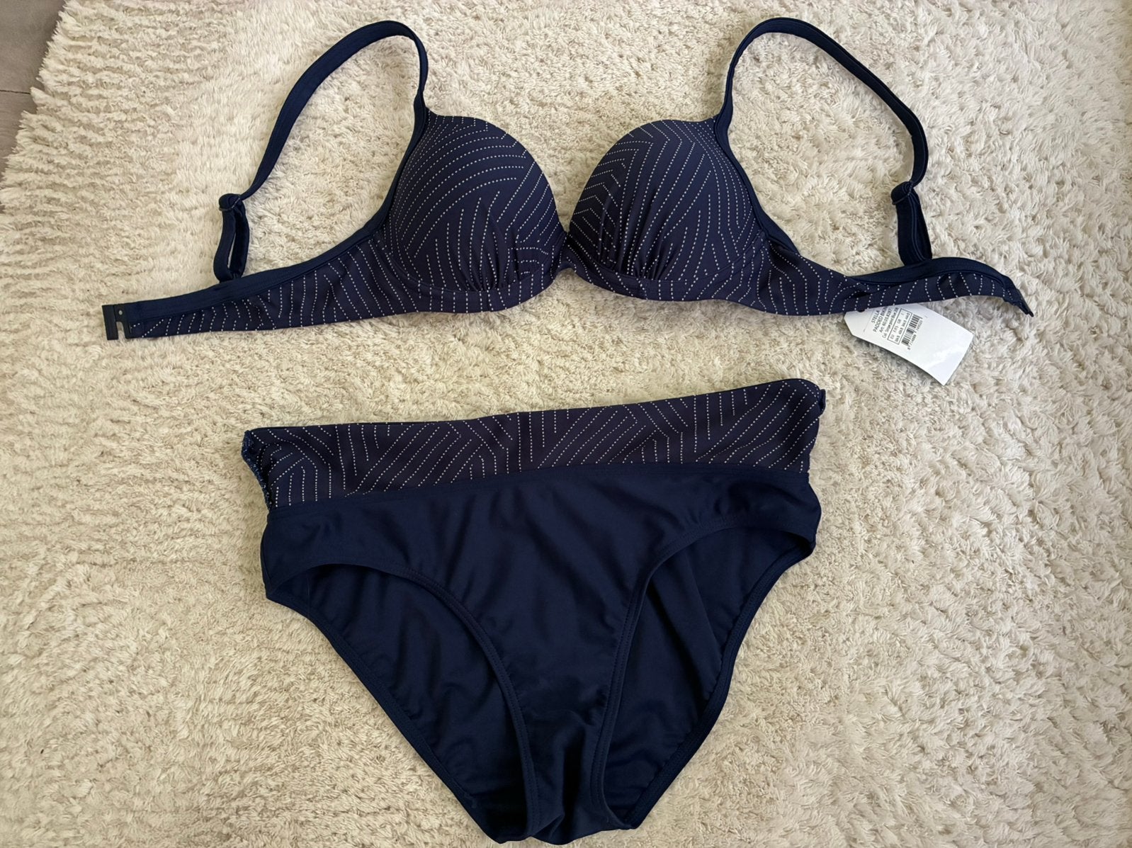 Nickey Nobel Beachwear bikini stella marine blauw 38 A/B, Blauw, Ophalen of Verzenden, Zo goed als nieuw, Nickey Nobel