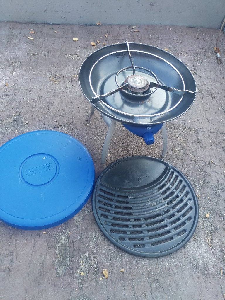 Camping kookbrander, Ophalen, Gebruikt
