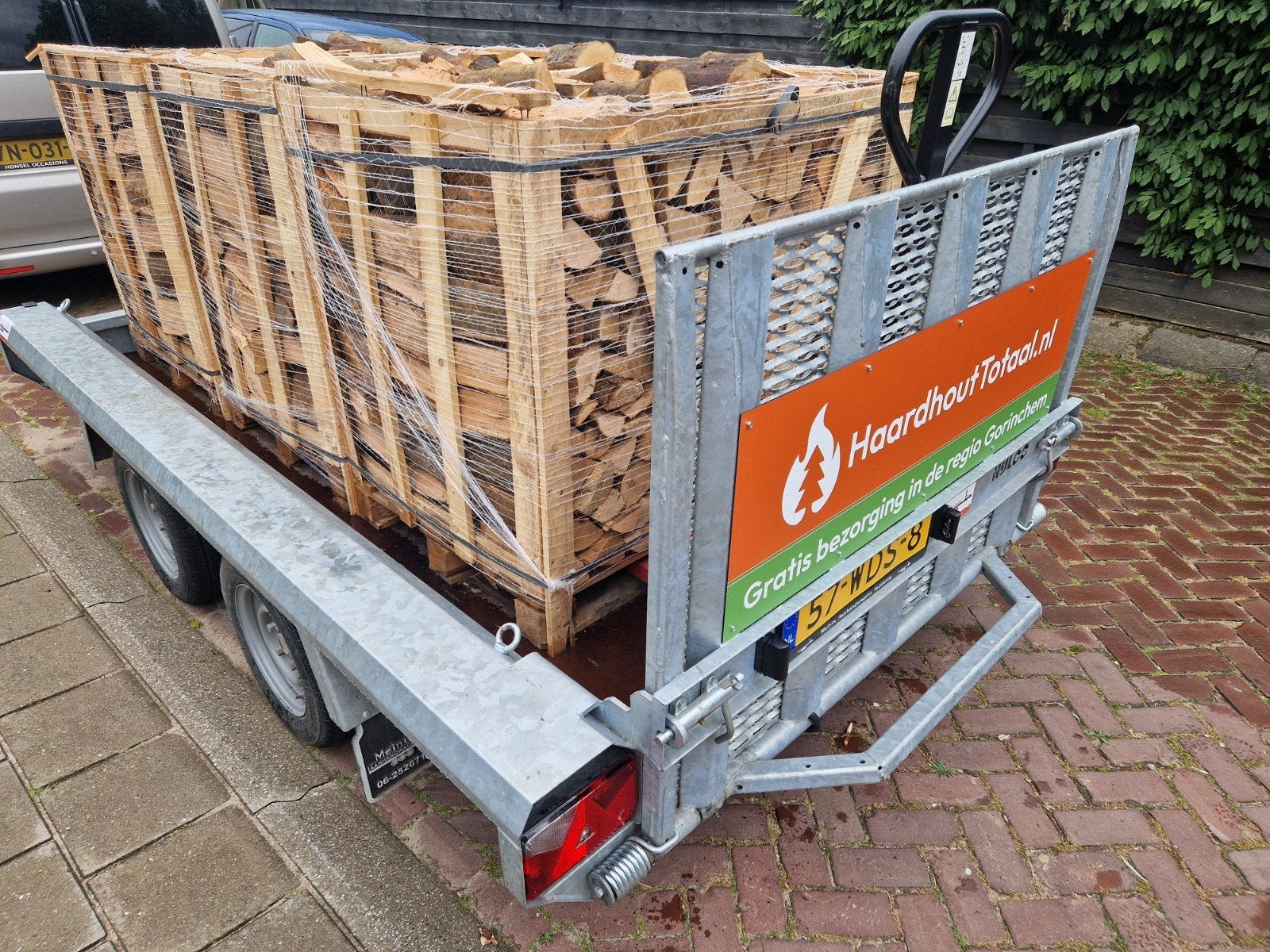 ACTIE! Ovendroog haardhout-Eiken of Softmix incl. Bezorging, Tuin en Terras, Haardhout, Minder dan 3 m³, Verzenden, Eikenhout