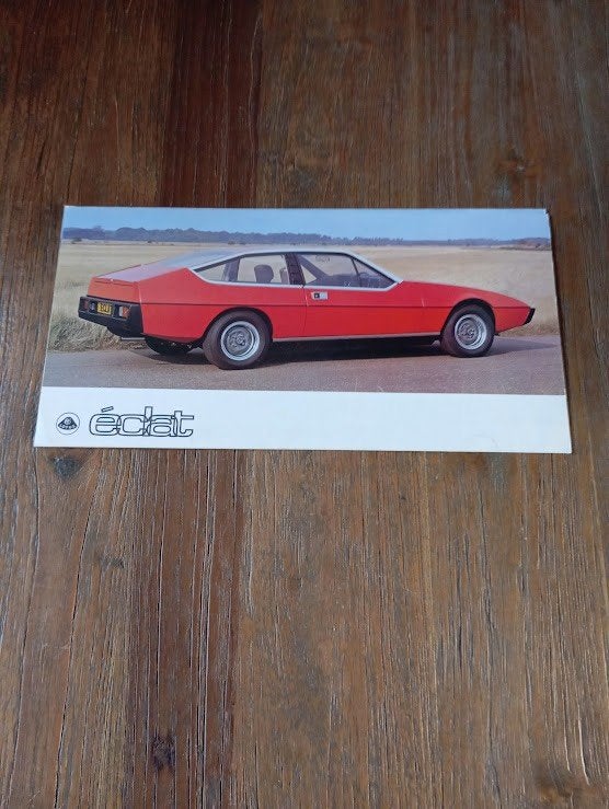 Lotus Eclat 1975 6 pag., Verzenden, Zo goed als nieuw, Overige merken