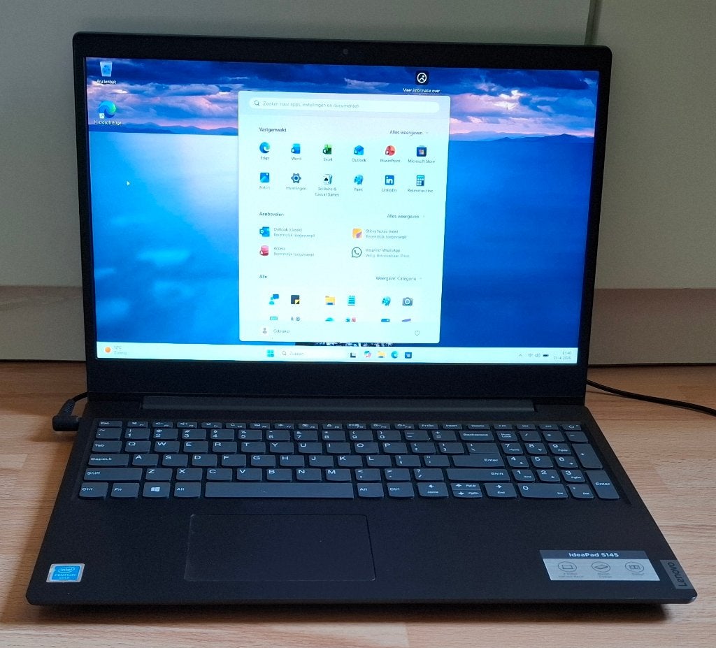 Lenovo IdeaPad S145 | 15.6" FHD | Intel | 256 GB |WIN 11|O24, Computers en Software, Windows Laptops, 256 GB, Met videokaart, 2 tot 3 Ghz