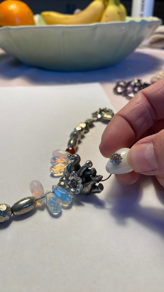 Otazu armband met olifantje, Ophalen of Verzenden, Zo goed als nieuw, Zilver, Met kristal