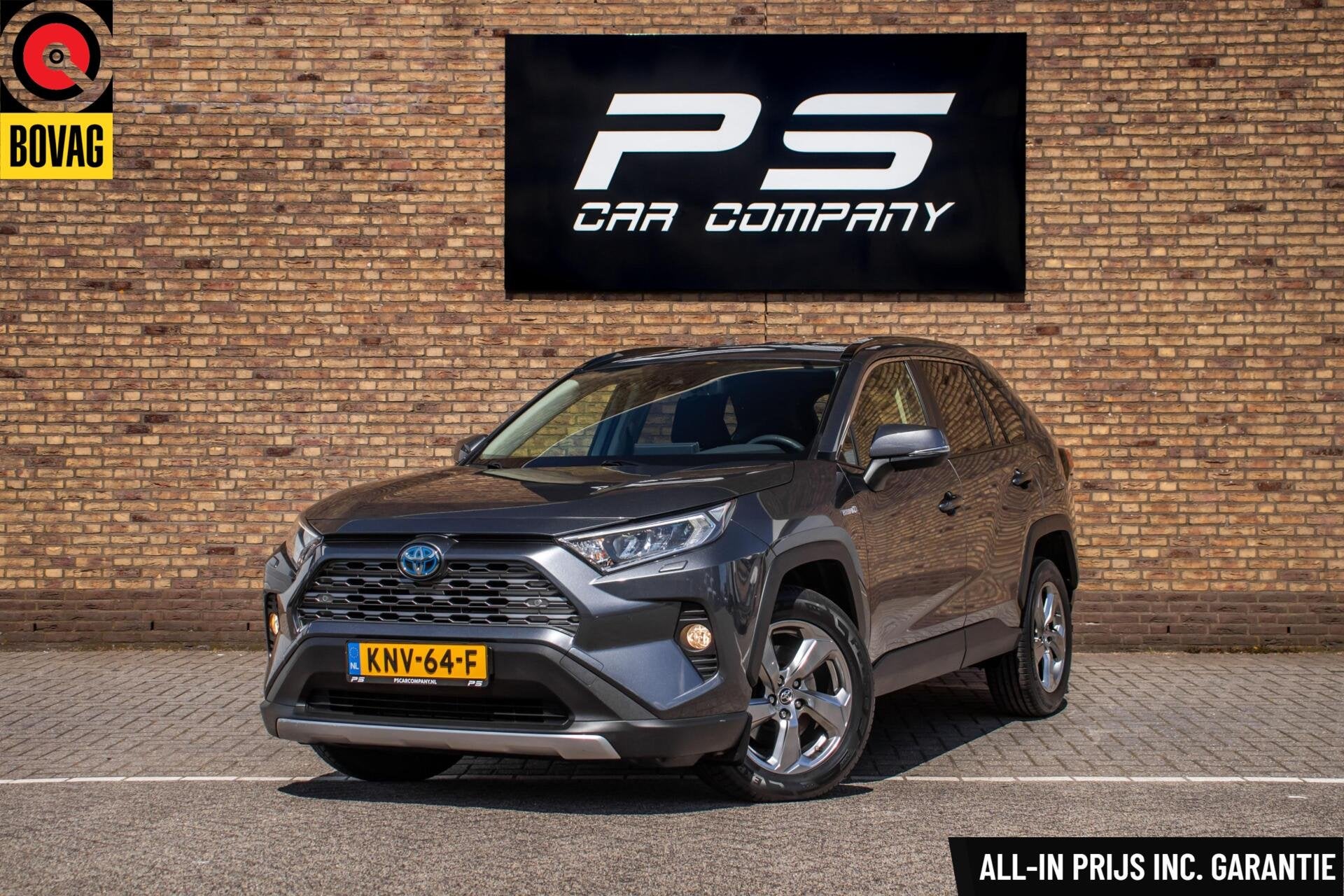 Toyota RAV4 2.5 Hybrid Style, Adaptive-Cruise, Carplay, Gebruikt, 4 cilinders, Bedrijf, 1565 kg