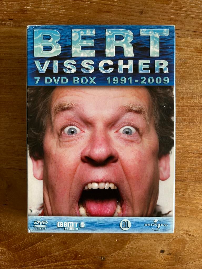 Bert Visscher 7 DVD Box 1991-2009, Alle leeftijden, Ophalen of Verzenden, Gebruikt, Stand-up of Theatershow