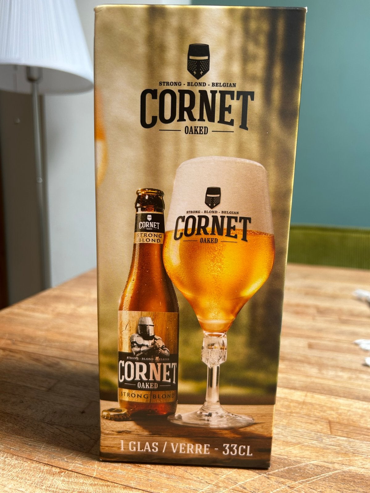 Nieuw Cornet bierglas - 33cl, Ophalen, Nieuw, Overige merken, Glas