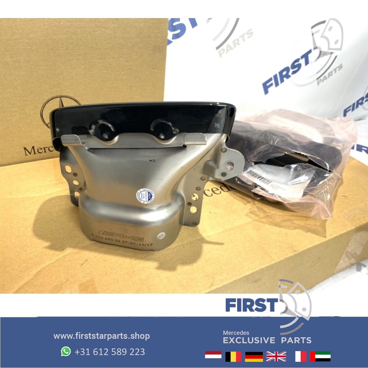 W176 A45 W117 CLA45 W156 GLA45 AMG UITLAAT SIERSTUKKEN SET Z, Auto-onderdelen, Gebruikt, -, Ophalen of Verzenden, -