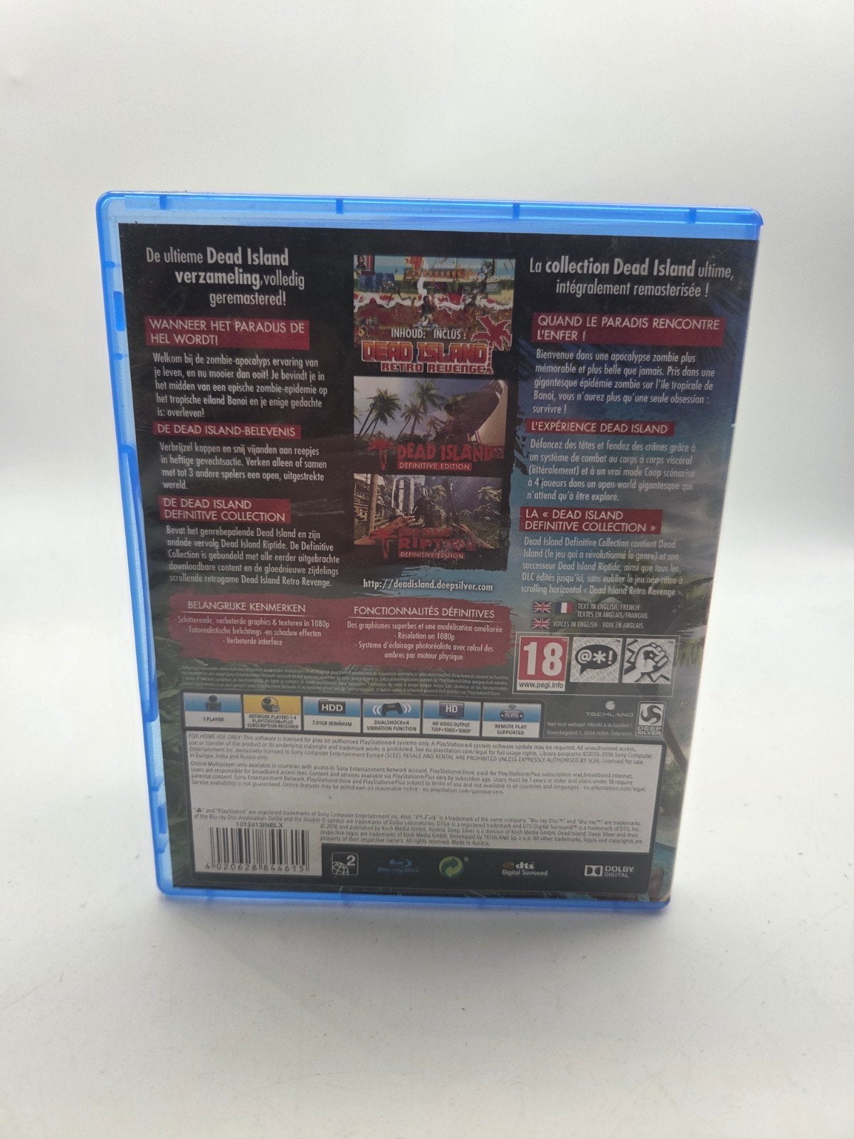 Dead Island Definitive Edition PS4 - Zombie Actie RPG, Online, Vanaf 18 jaar, Info@deepsilver.com, Ophalen of Verzenden