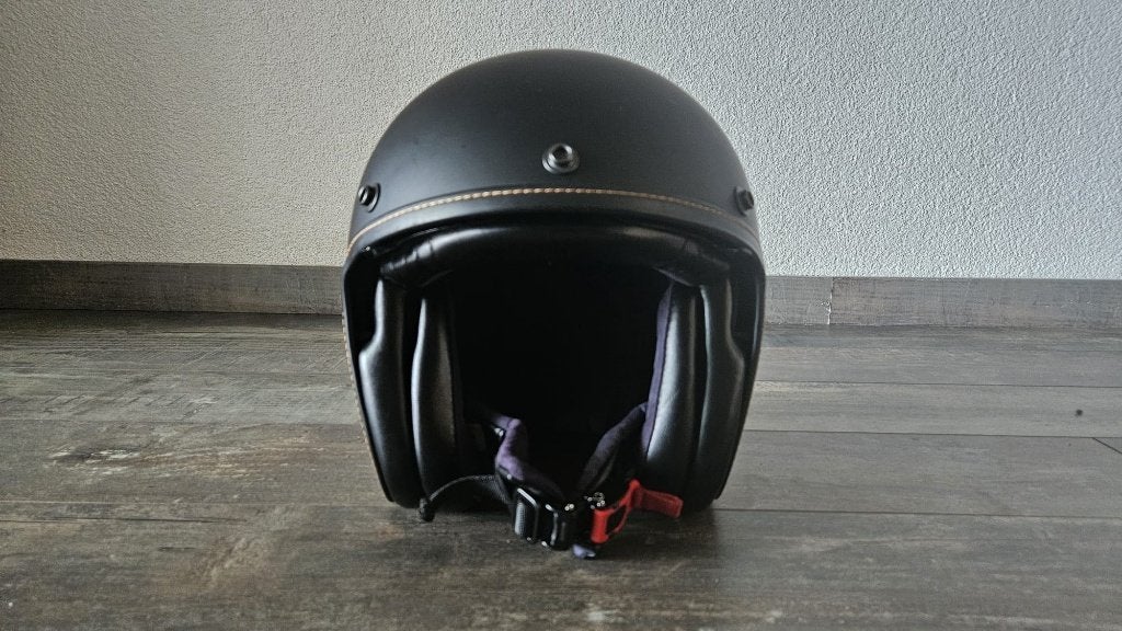 Scorpion Belfast Evo Luxe Bruin Jethelm Maat L, Overige merken, Dames, Jethelm, Ophalen of Verzenden