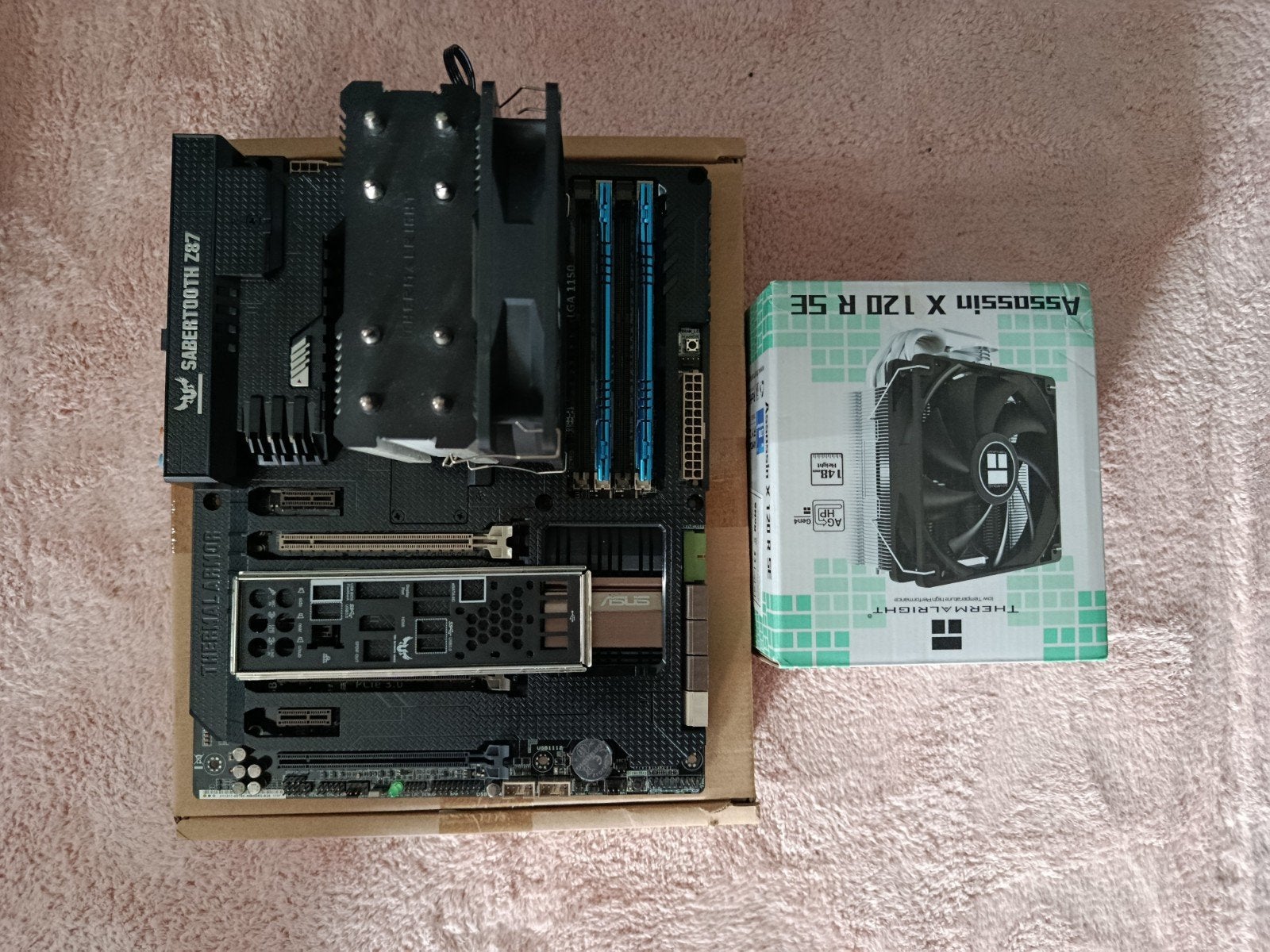 Asus TUF Z87 Sabretooth Set met i5-4670K en G.skill RAM, Gebruikt, Asus, 8 GB, Ophalen of Verzenden