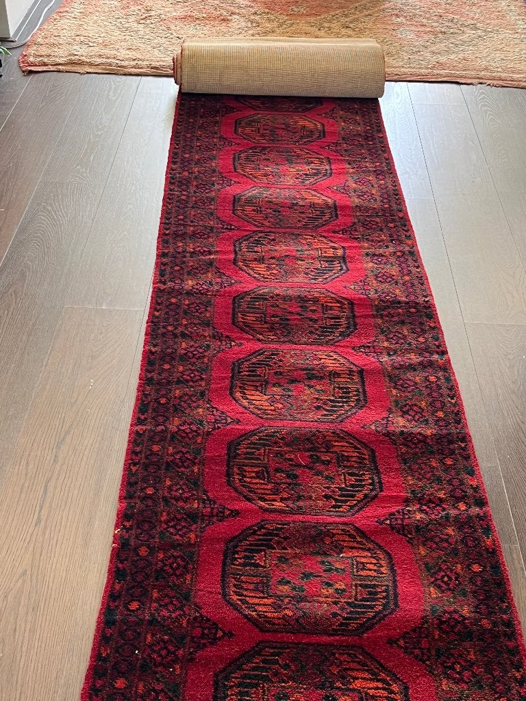 Perzische loper 5.80 m lang, Ophalen, Gebruikt, Afghaana, 200 cm of meer