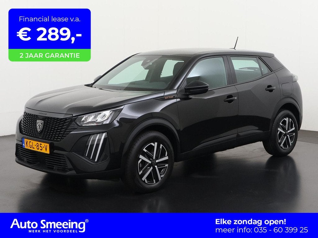 Peugeot 2008 1.2 Hybrid 136 Style | LED | Carplay | Cruise c, Auto's, Peugeot, Stof, Gebruikt, Euro 6, 1199 cc
