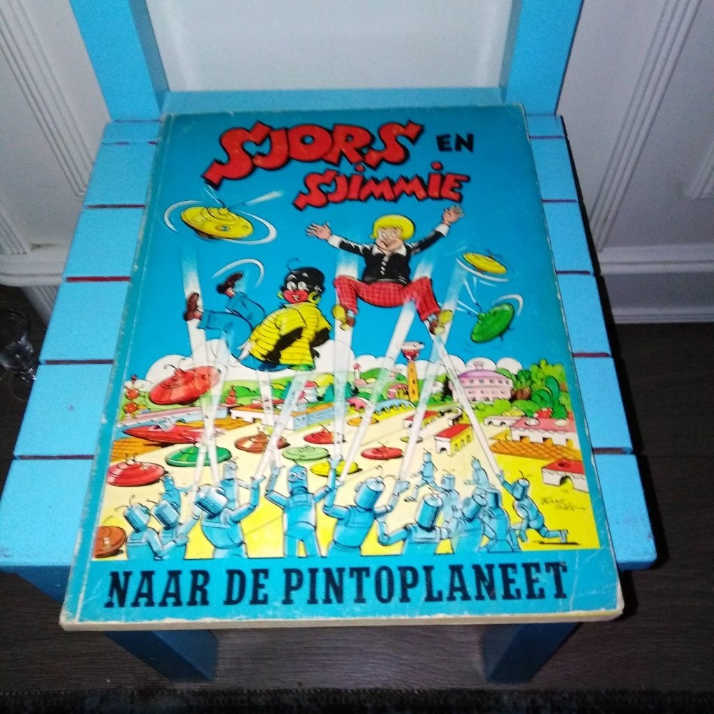 2 Sjors en Sjimmie stripboeken (zie omschrijving), Meerdere stripboeken, Ophalen, Gelezen