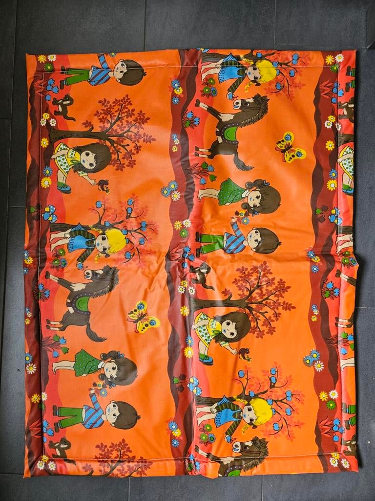Retro boxkleed 95x75cm - Makkelijk schoon te maken, Ophalen of Verzenden, Zo goed als nieuw