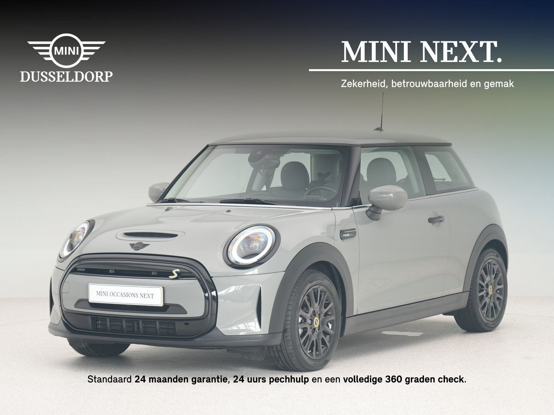 MINI Electric 3-deurs Camden Edition Accu conditie 95%, Auto's, Met garantie (alle), 4 stoelen, Leder en Stof, Mini Electric