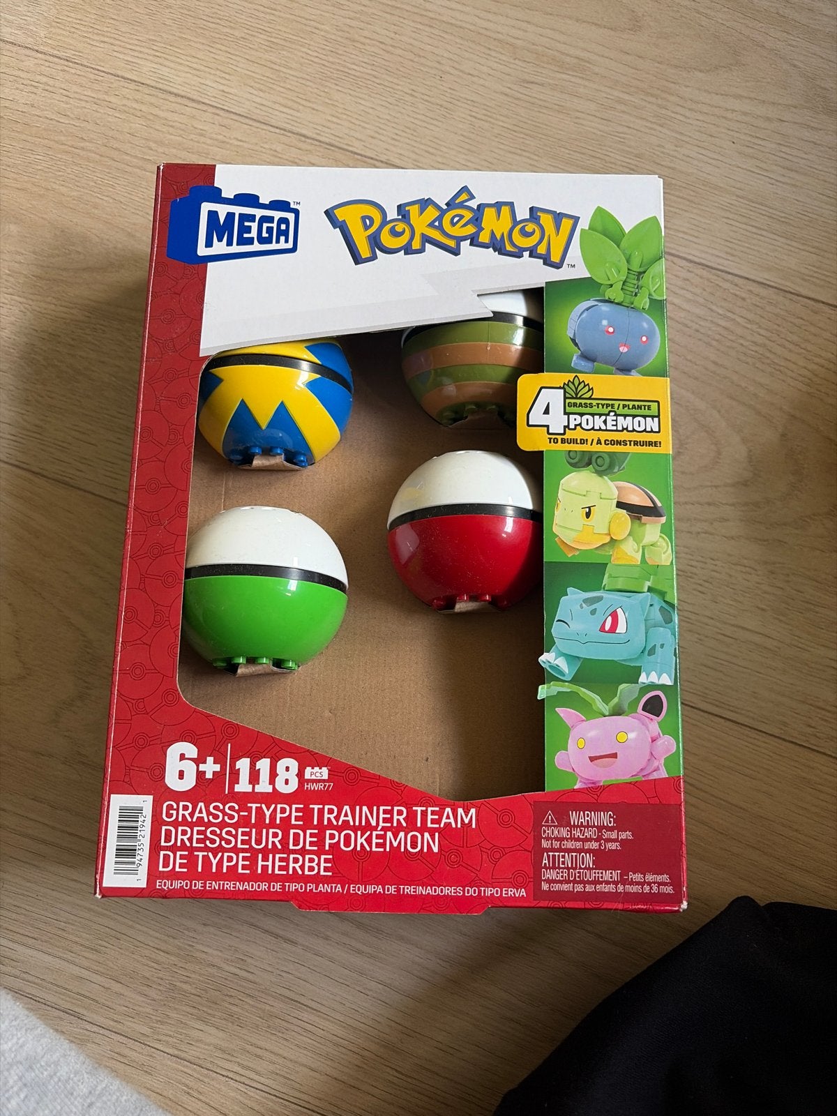 Mega Construx Pokémon Grass-Type Trainer Team, Ophalen, Nieuw, Megabloks