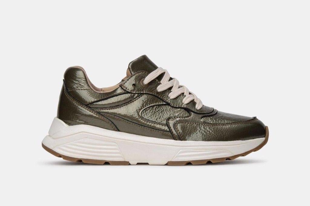 XSENSIBLE STRETCHWALKER, mt 38 wijdte G, moss lak, Jetsshoeshop@hotmail.com, Nieuw, Ophalen of Verzenden, Sneakers of Gympen