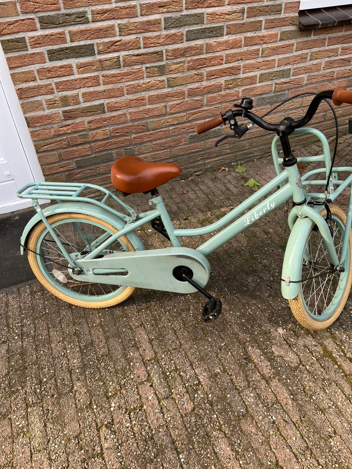 18inch meisjes fiets ., Ophalen, Zo goed als nieuw, 18 inch
