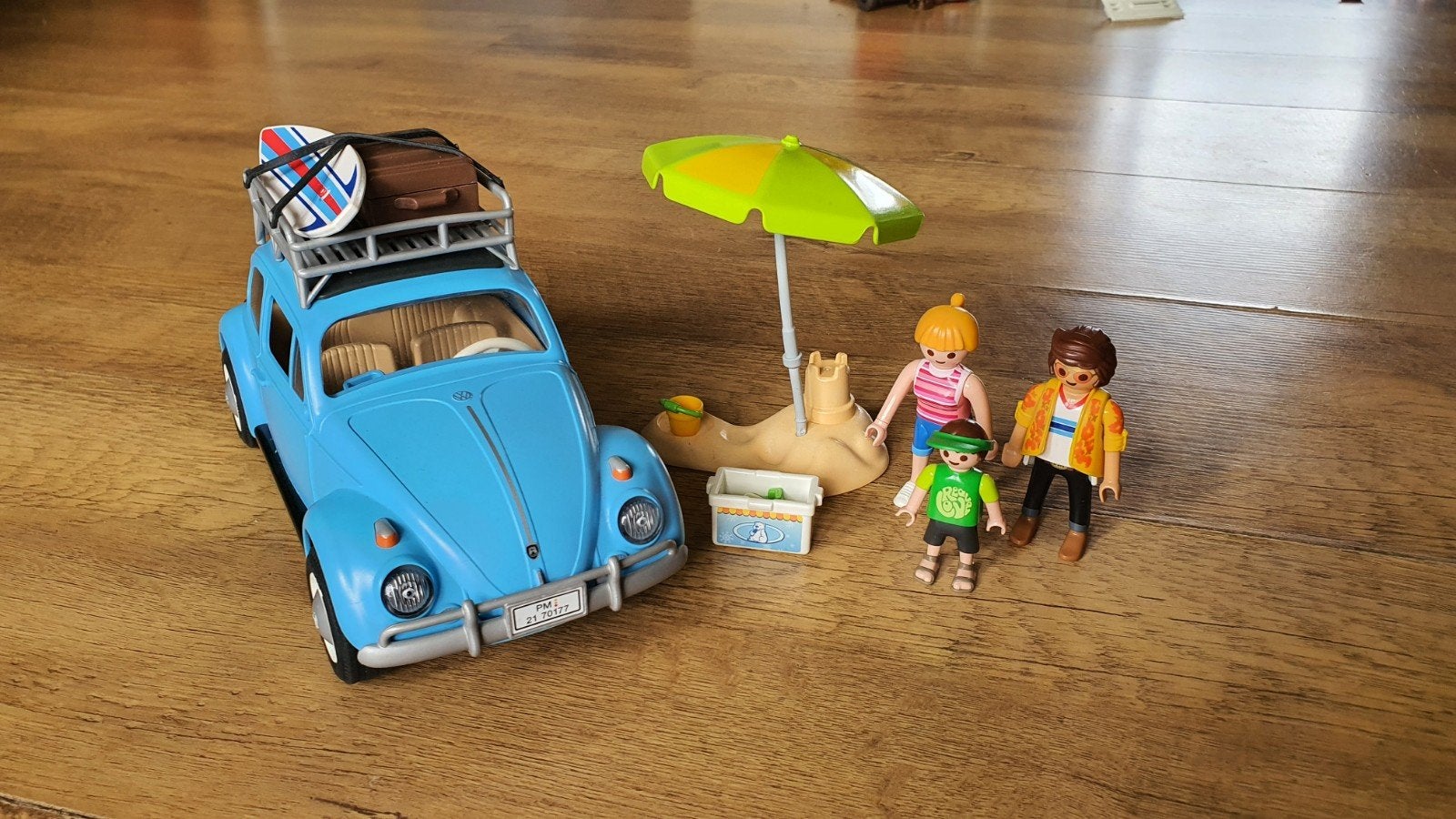 Playmobil Volkswagen Kever met strandset (70177), Ophalen of Verzenden, Gebruikt, Jongen of Meisje