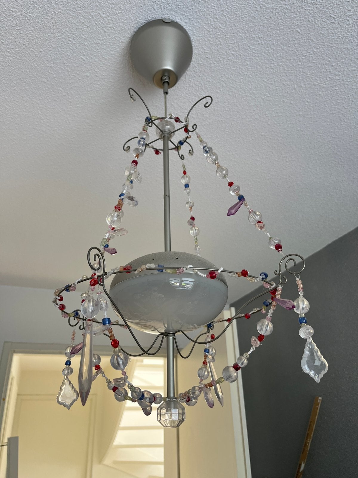 Ikea Minnen kroonluchter hanglamp prinsessenlamp, Ophalen of Verzenden, Zo goed als nieuw