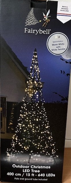 Originele Fairybell 4 meter met twinkle 640 led, Diversen, Ophalen, Zo goed als nieuw