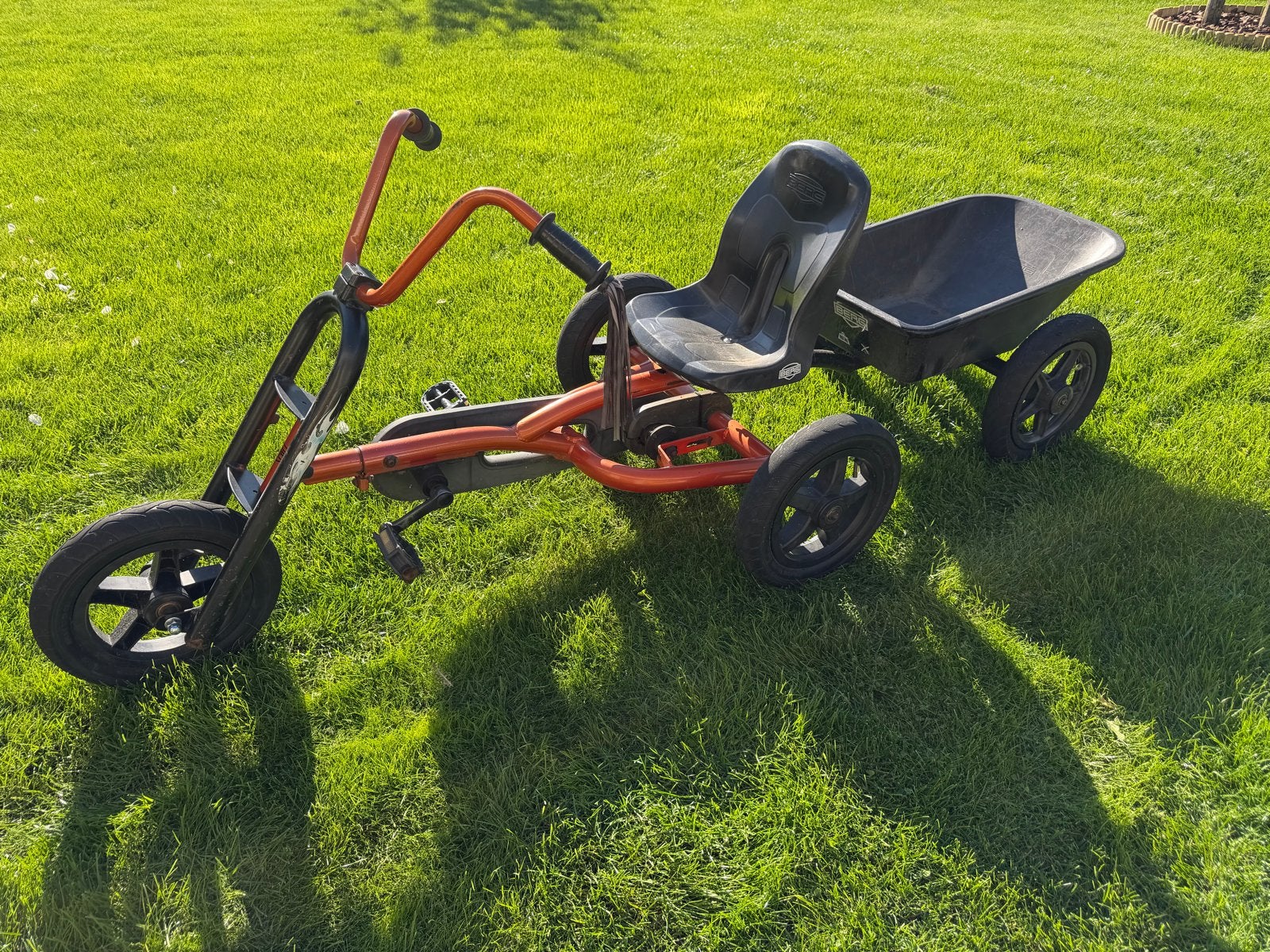 Berg skelter met aanhanger - chopper - Triker, Ophalen, Zo goed als nieuw, Berg, Met kar of aanhanger