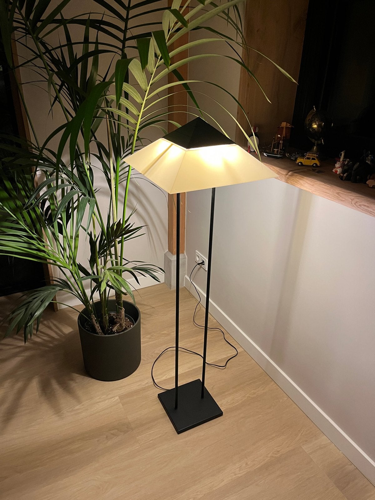 Vintage 1980's Vrieland Design Vloerlamp, Ophalen, Gebruikt, Metaal