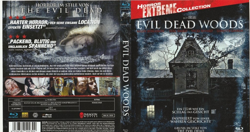 Evil dead woods ( engels -duits), Cd's en Dvd's, Blu-ray, Ophalen of Verzenden, Zo goed als nieuw, Horror