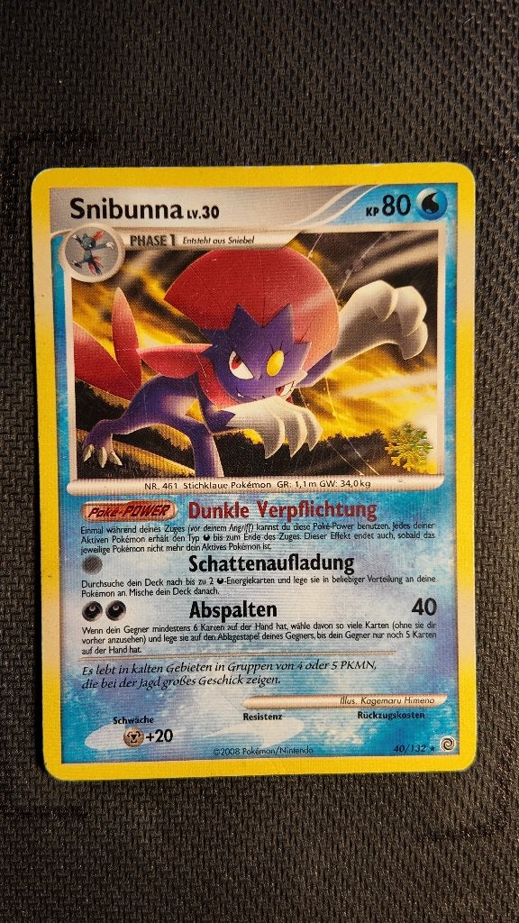 weavile 40 snowflake | Pokemon kaart, Ophalen, Losse kaart
