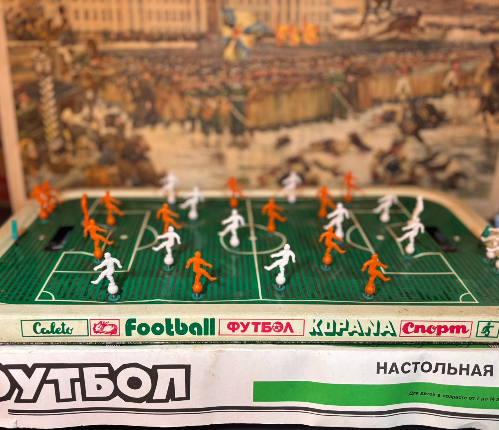 Sovjet Tafelvoetbal Bordspel (Футбол)– 1986 – New Old Stock, Antiek en Kunst, Ophalen of Verzenden