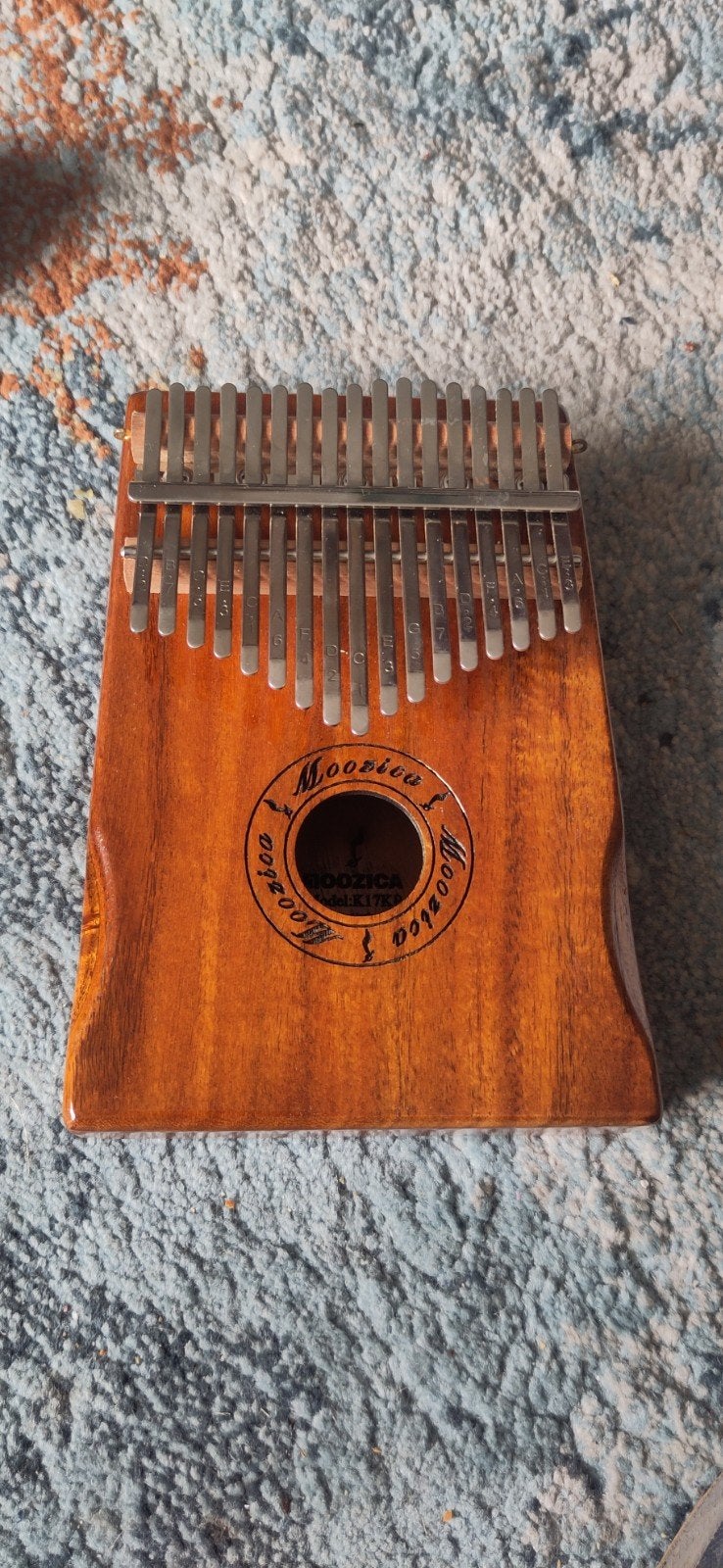 Moozica Kalimba K17SD met hoes en accessoires, Ophalen of Verzenden