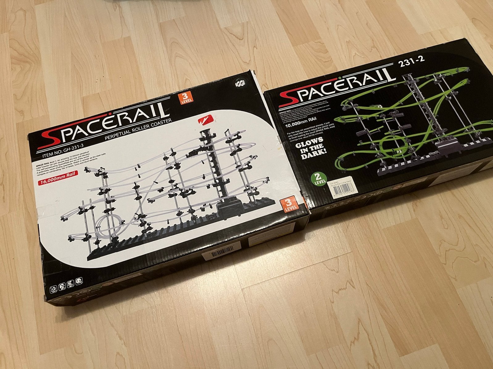 Spacerail 2 sets - knikkerbaan, Ophalen of Verzenden, Zo goed als nieuw
