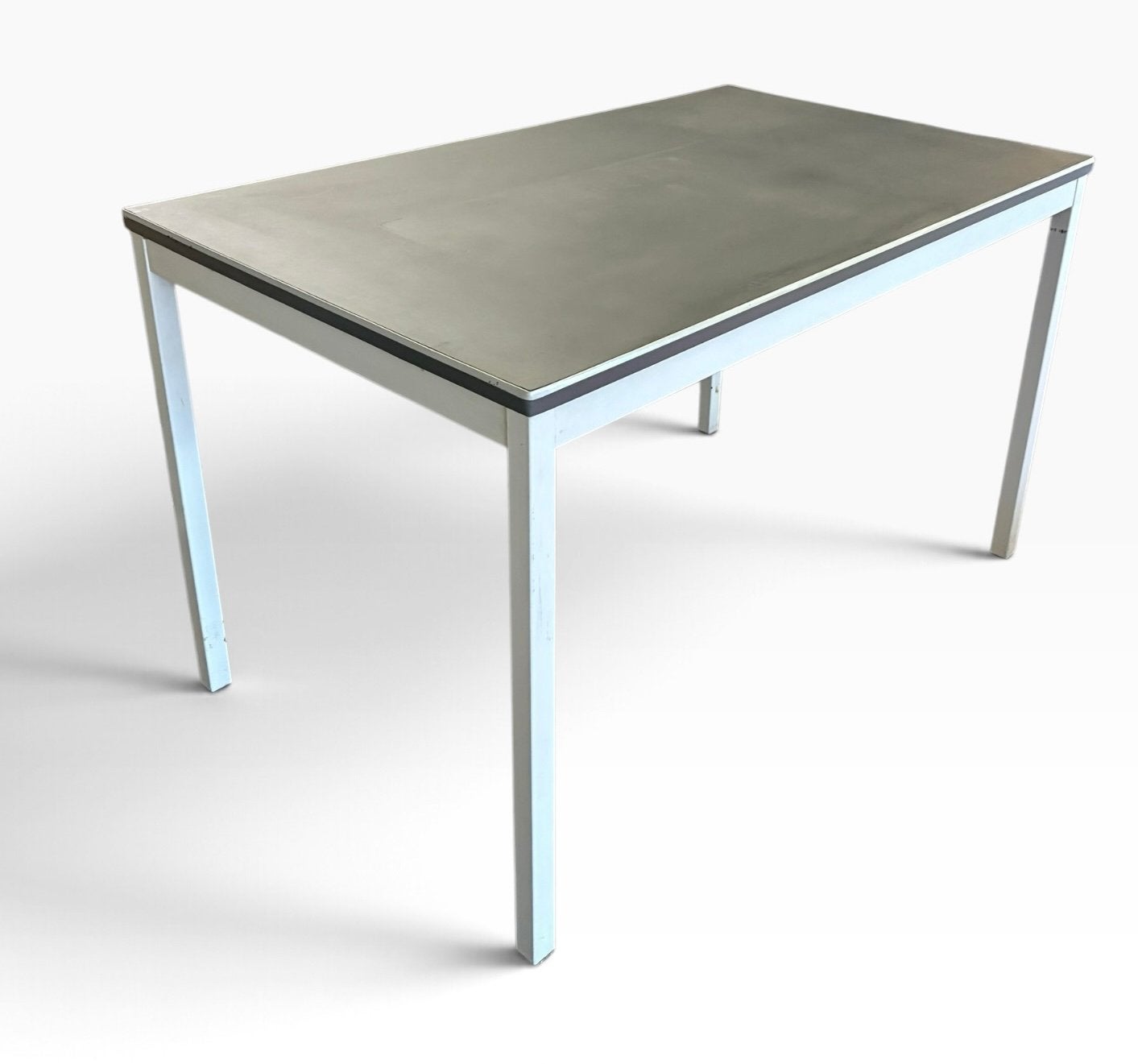 Vintage tafel Linoleum, Huis en Inrichting, Ophalen, Gebruikt, 100 tot 150 cm, 50 tot 100 cm