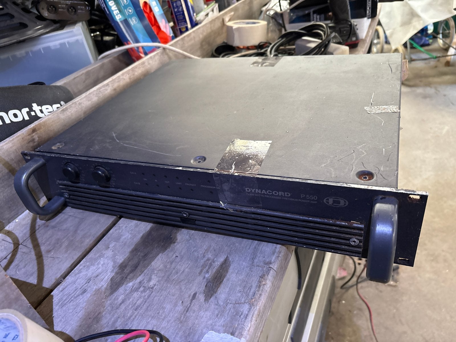 Dynacord P550 Versterker - Defect, Muziek en Instrumenten, Versterkers | Keyboard, Monitor en PA, Ophalen