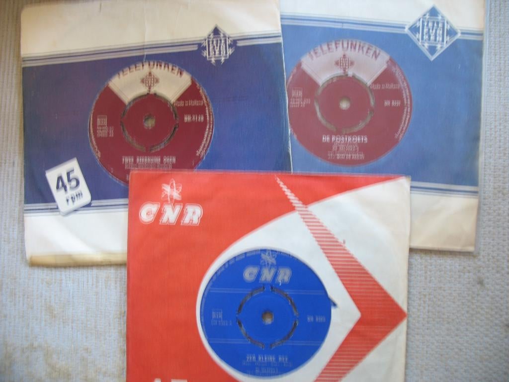 3 singles van De Selvera's, Cd's en Dvd's, Vinyl Singles, Gebruikt, Single, Nederlandstalig, 7 inch, Ophalen of Verzenden