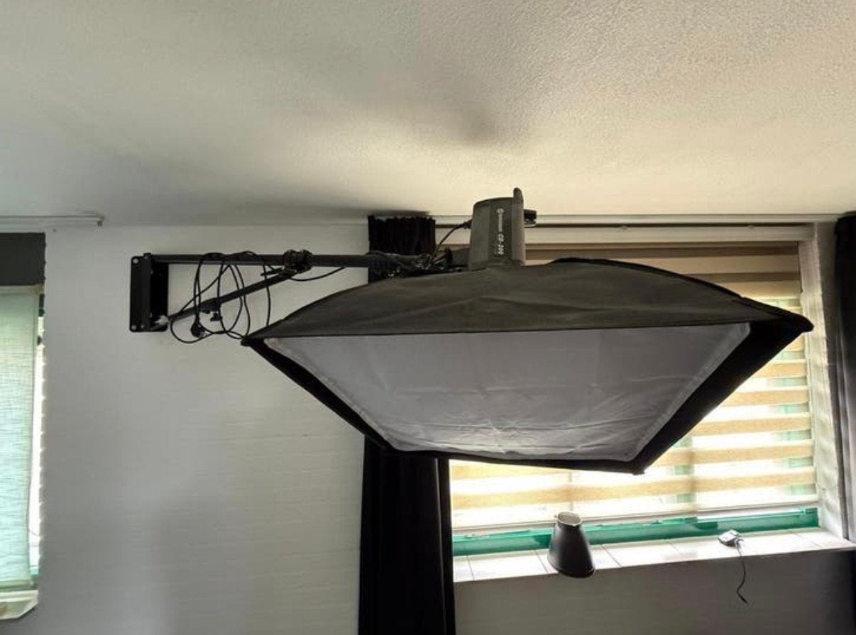 Bresser CD200 studio flitser met wand beugel, Audio, Tv en Foto, Ophalen, Zo goed als nieuw, Overige merken