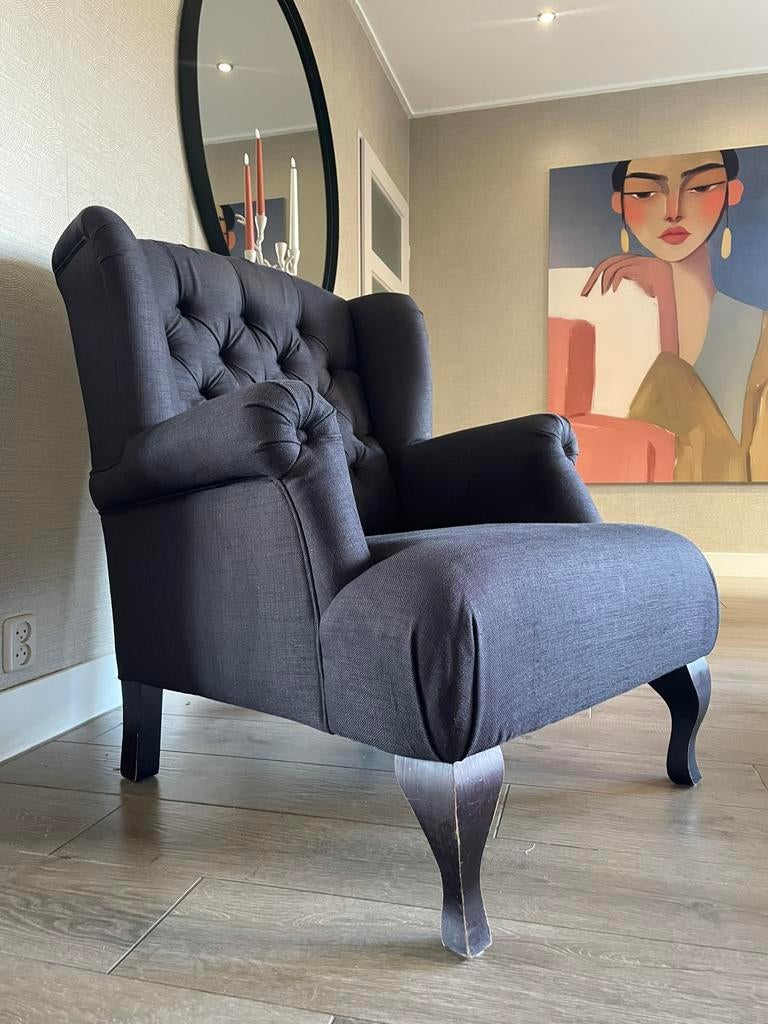 Fauteuil Kotter Living antraciet/zwart, Ophalen, Gebruikt, Eenpersoons, Klassiek
