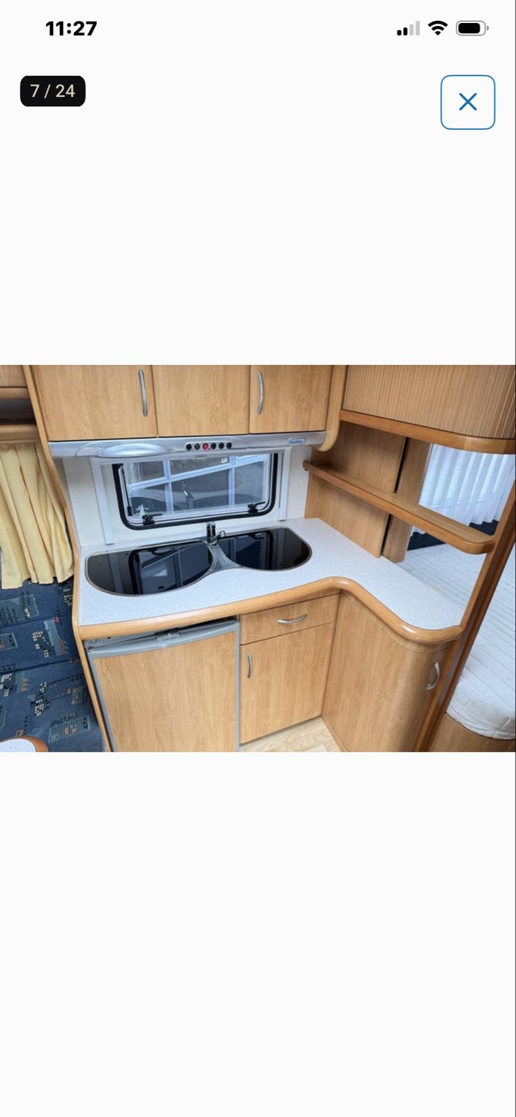 Hobby Excellent Easy 460.  Uit 2004, Caravans en Kamperen, Caravans, Rondzit, Hobby, Omvormbare zithoek, Particulier