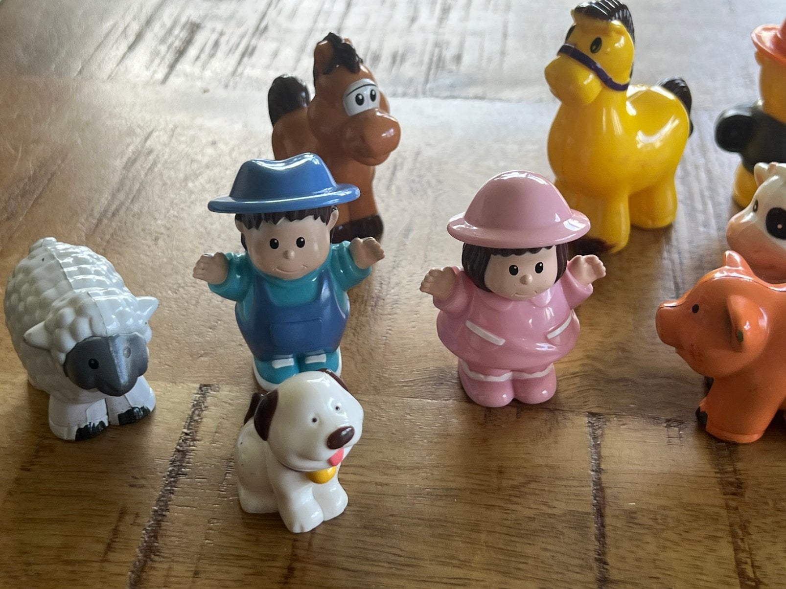 10 vintage Boederij  Figuren, Verzamelen, Poppetjes en Figuurtjes, Ophalen of Verzenden, Gebruikt