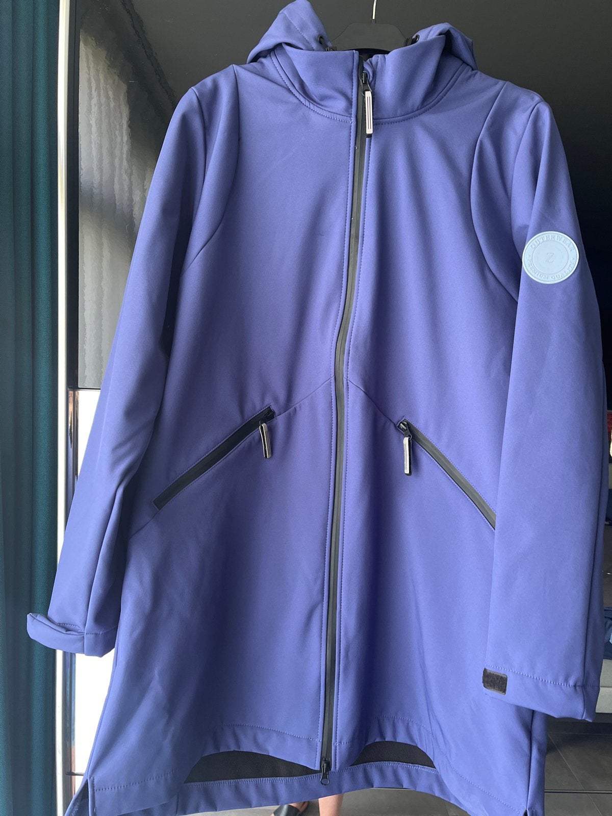 Zhenzi Softshell Jas Maat 42/44 (L) - Nieuw met kaartjes, Ophalen of Verzenden, Nieuw, Maat 42/44 (L), Paars
