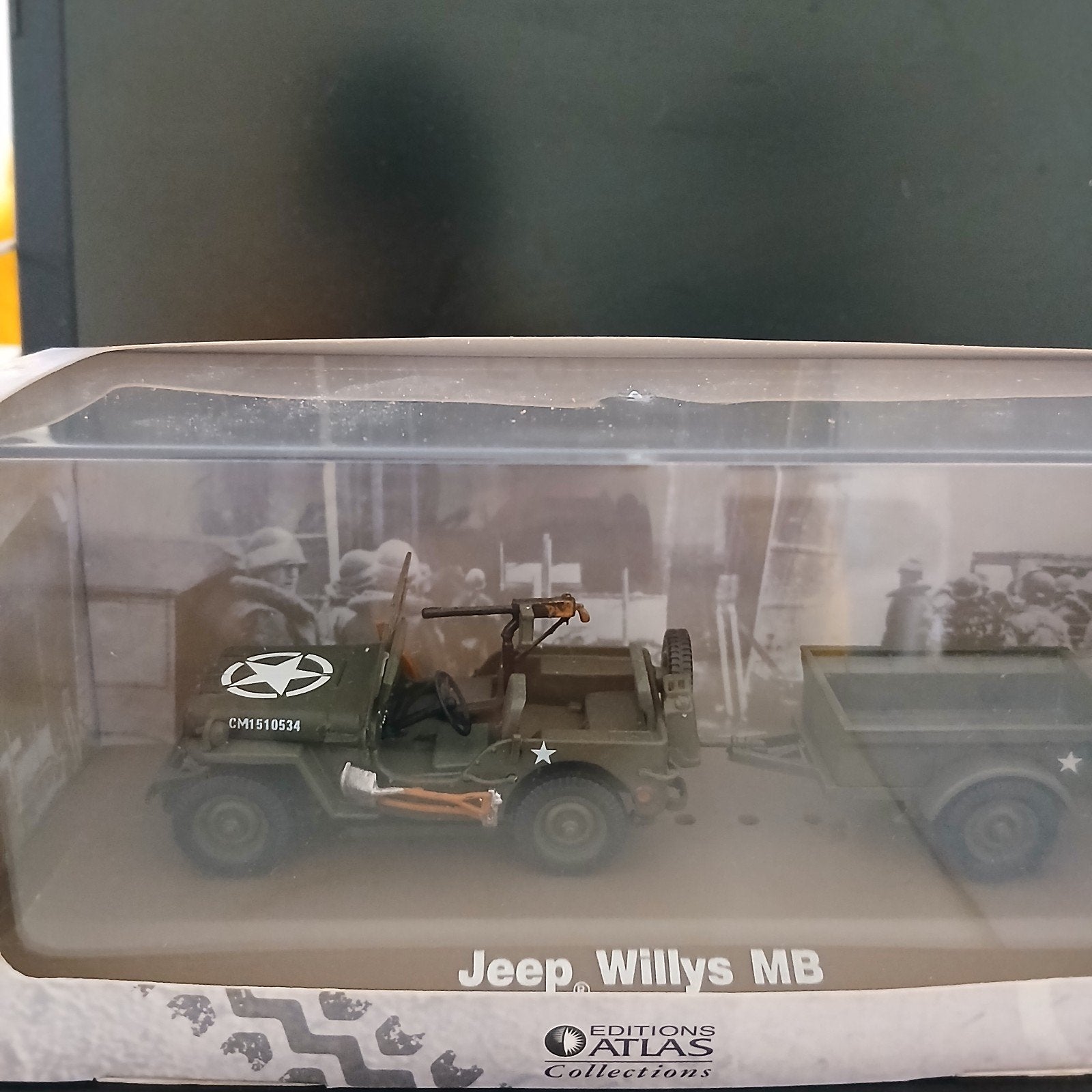 Jeep Willys MB met aanhanger - Atlas Editions, Ophalen, Landmacht, Amerika